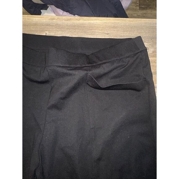 Women's High-Waisted Skinny Ponte Pants - Ava & Viv Black 2X. NWOT. S - Picture 3 of 6